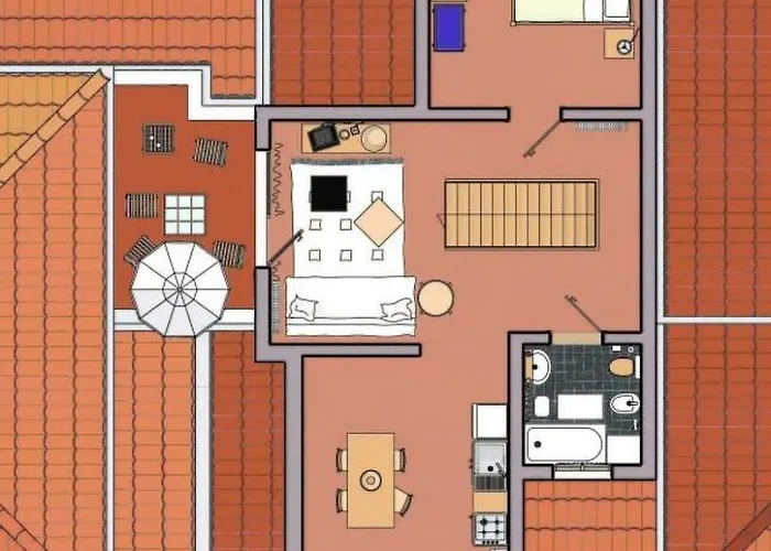 아파트 Zweijaehrige Terrassenwohnung By Interhome *